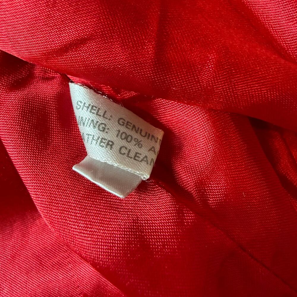 Vintage Scully Red Suede Leather Fringe Jacket Western Concho Women’s - Picture 8 of 12